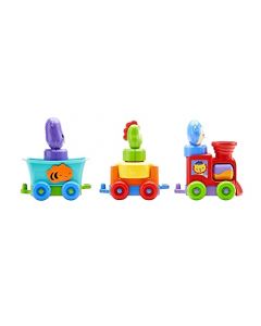 Fisher-Price Juguete para Bebés Silly Safari Tren Animales Divertidos para bebés de 6 Meses en adelante