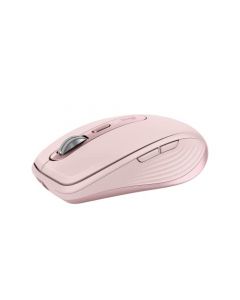 Logitech MX Anywhere 3S Compact Mouse inalámbrico, Desplazamiento Veloz en Todos Lados, dpi 8K, silencioso, Botones programables, USB C, Bluetooth, Windows PC, Linux, Chrome, Mac - Rosa