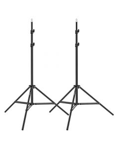 Neewer 190 centímetros Soportes de Trípode de Aluminio para Kits de Estudio,Fotografía,Cajas de Luz (Negro,2 Unidades)