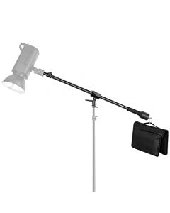 NEEWER Brazo Trípode, 35" a 61" (89 a 155cm) con Contrapeso de 1,5KG y Saco de Arena, Tornillo de 1/4" Compatible con Softbox, Luz de Estudio, Flash, Paraguas Carga Máxima de 5KG