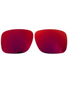 Wetnenss - Lentes de repuesto para anteojos de sol Oakley Holbrook OO9102, polarizadas de 1,5 mm, fáciles de instalar, Rojo oscuro, 55.9*43.5mm