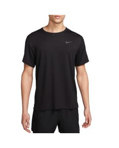 Nike DV9315 M NK DF UV Miler SS Camisetas Hombre Silv Negro/Reflectante L