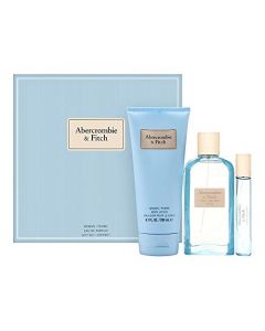 Abercrombie & Fitch - First Instinct Blue By Abercrombie & Fitch for Women 3 Piece Set Includes with Eau De Parfum Spray + Eau De Parfum Spray + Body Lotion