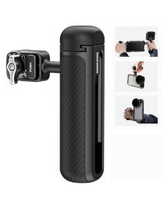 NEEWER Quick Release Side Handle Sólo para 2ª Generación Phone Cages PA043 PA044 para iPhone 15 Pro Max/15 Pro, PA042 para Samsung S24 Ultra, con Zapata Fría, Pin Antiapagado, Bloqueo Platero, PA045S