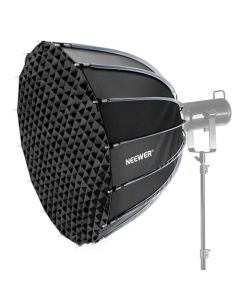 NEEWER 90cm Parabólico Softbox Bowens Mount, Liberación Rápida con Difusores/Grid/Bolsa para Iluminación Continua Video Compatible con Godox, NS90P