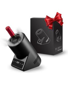 Aichiller - Enfriador eléctrico de vino con visualización táctil y temperaturas preestablecidas, se adapta a botellas estándar de vino y champaña, regalos únicos para los amantes del vino