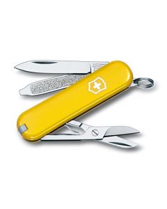 Victorinox Classic SD con 7 Usos, amarillo