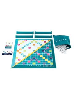 Scrabble, Juego de Mesa 2 en 1, Original Mattel, Colaborativo y Desafiante para Niños a Partir de 8 Años en Adelante