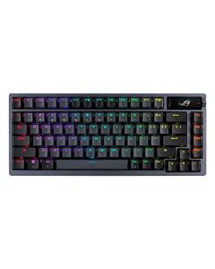 ASUS ROG Azoth 75% Wireless DIY Custom Gaming Keyboard, OLED Display, Three-Layer Dampening, Hot-Swappable ROG NX Red Switches & Keyboard Stabilizers, PBT Keycaps, RGB-Black