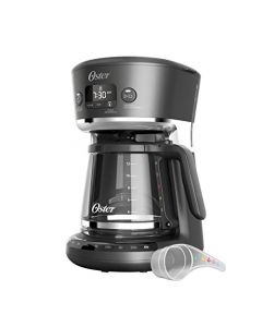 Oster BVSTRF100-013 Cafetera Drip, color Gris/Negro