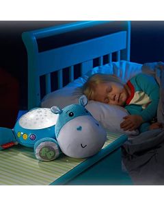 Fisher-Price Baby, HIPO Hora de Dormir, Juguete para bebés de 0 Meses en adelante, con proyección de Luces y 30 Minutos de música de Cuna