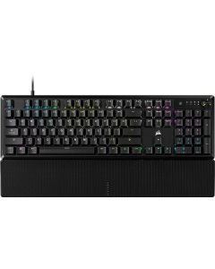 Corsair K70 Core RGB Teclado mecánico para Juegos con reposamuñecas - Interruptores lineales Rojos MLX prelubricados - Amortiguación de Sonido - Dial de Control de Medios - Compatible con iCUE