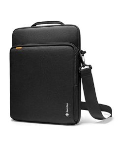 tomtoc 360° Funda para portátil para 15 Pulgadas Nuevo MacBook Air M3/A3114 M2/A2941 2024-2023, Protección Integral, Robusta Funda de Hombro de Cordura Repelente al Agua para Portátil con Asa