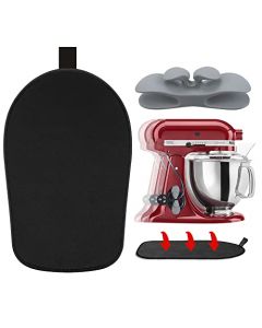 Alfombrilla Deslizante para Batidora KitchenAid para Procesador De Alimentos Kitchen Aid Accesorios Con Organizado De Cables Cocina Mover Batidora con KitchenAid 4.5-5 Qt