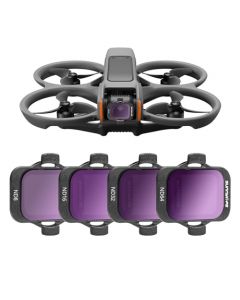 FPVtosky Avata 2 ND - Juego de filtros ND de revestimiento múltiple para DJI Avata 2 accesorios, juego de filtros ND (ND8, ND16, ND32, ND64)