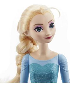 Disney Frozen Elsa Muñeca con look reina de hielo, juguete +3 años (Mattel HLW47)