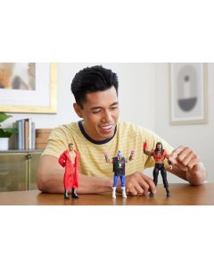 Mattel WWE Parte Superior Picks Elite Juego de Cifras de acción y Accesorios Rey Mysterio de 6 Pulgadas Coleccionable con Manos Intercambiables, Anillo y 25 Puntos de articulación