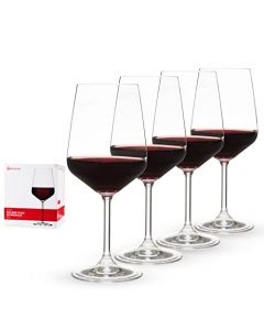 Spiegelau estilo copa vino tinto/agua, Conjunto de 6, Transparente, Paquete de 4