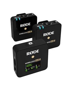 Rode Microphones Wireless GO II Sistema de micrófono inalámbrico de Doble Canal