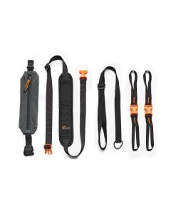 Lowepro GearUp Kit de correa de accesorios – Compatible con todas las cajas de cámara GearUp – Múltiples configuraciones de transporte, negro, talla única, B09N7J6Z14