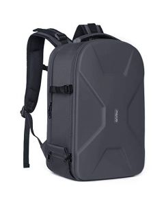 MOSISO Camara Mochila, DSLR/SLR/Mirrorless Fotografía Bolsa Impermeable con Soporte Trípode y Compartimento Para Laptop Compatible con Canon/Nikon/Sony/DJI Mavic Drone