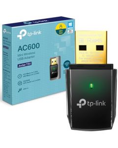 TP-Link Archer T2U Adaptador USB Inalámbrico AC600 Banda Dual, 433Mbps a 5Ghz + 150Mbps a 2.4Ghz, USB 2.0