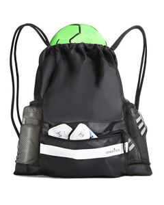 Athletico - Bolsa de fútbol con cordón, mochila de fútbol para niños o niñas, también puede llevar baloncesto o voleibol