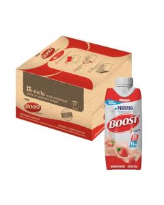 Boost Original Suplemento Alimenticio Sabor Fresa, Caja de 12 piezas de 330ml c/u