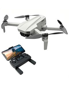 Binden Drone Profesional B19 EIS Cámara 2.5K Sensor de Flujo Óptico GPS Barómetro Quadcopter con Control Remoto Funciones Inteligentes 40km/h 21 minutos de Vuelo, Gris Claro