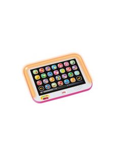 Fisher-Price Ríe y Aprende Juguete para Bebés Tablet De Aprendizaje Crece Conmigo Rosa para bebés de 1 año en adelante