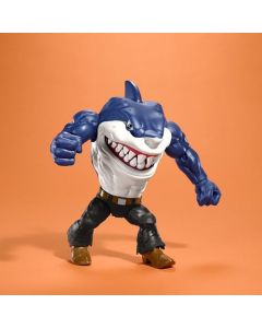 Mattel Street Sharks Ripster - Figura de acción de Juguete para TV de los 90 Half-Man Half-Shark Hero, Juguete articulado de 6 Pulgadas, Movimientos de mordida y Poder, Piel Real