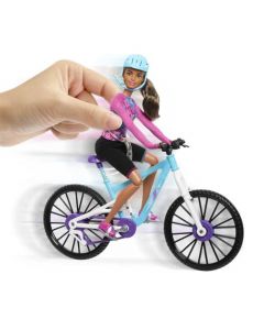 Barbie Set de Juego Muñeca con Bicicleta de Montaña para niñas de 3 años en adelante