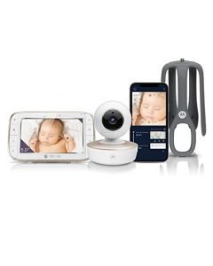 Motorola Baby Monitor **Nueva línea Monitor para bebé Wi fi, portátil, con Movimiento Remoto, Incluye Pantalla de 5" para visualización Local