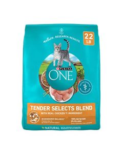 Purina One Tender Selects Cat Food, Real Chicken Flavor, 22-Pound Bag, Pack of 1