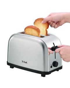 T-fal Ultra Toaster INOX cuenta con 6 niveles de tostado. ¡Tostador ultra compacto de fácil almacenamiento! Elaborado de acero inoxidable, TT330DMX