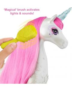 Barbie Dreamtopia Unicornio Brillante Muñeca para niñas de 3 años en adelante