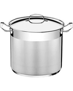 TRAMONTINA - Stock Pot, Acero Inoxidable, Accesorio para Cocina, Dimensión 28 cm, Capacidad, 15.7 L, Color Metálico