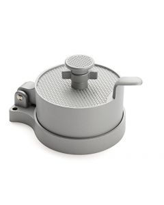 Cuisinart Outdoor Grilling CABP-300 Cuisinart - Prensa ajustable para hamburguesas, hace hamburguesas de 1/4 a 3/4 libras