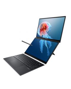 ASUS Zenbook Duo, visualización táctil OLED WUXGA de 14 Pulgadas, certificación Intel EVO, CPU Intel Core Ultra 7, gráficos Intel ARC de 16 GB RAM, SSD de 1 TB, Windows 11, Gris Tinta, UX8406MA-DS76T