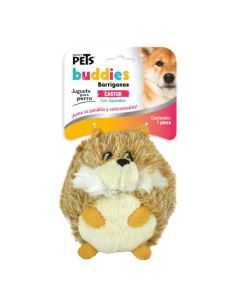 Fancy Pets Juguete Buddies Castor Barrigon para Perros