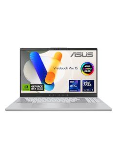 ASUS Laptop Vivobook Pro 15 OLED N6506MV-MA037W Intel Core Ultra 7 NVIDIA RTX 4060 24GB RAM 1TB SSD/Plata/Teclado en Español (Garantía en México)