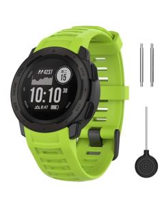 Nacorulu - Correa compatible con Garmin Instinct Bands, correa de reloj de silicona suave de repuesto para Garmin Instinct 2/Instinct Esports/Solar/Tide/Smartwatch táctico