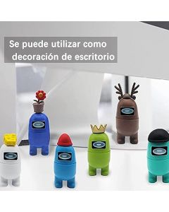 ENDERGGH 12 pcs Juego de Personajes de Acción de Juguetes de PVC, Mini Juego de Personajes de Escritorio Juguetes de Personajes, Decoraciones