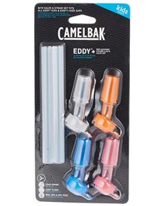 CamelBak Eddy+ Kids - Paquete de 4 válvulas de mordida y popotes, Multicolor