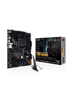 ASUS TUF Gaming B550-PLUS WiFi II AMD AM4 (3ª generación Ryzen ATX Gaming Motherboard (PCIe 4.0, WiFi 6, 2.5 Gb LAN, BIOS Flashback, USB 3.2 Gen 2, Cabecera RGB direccionable Gen 2 y Aura Sync)