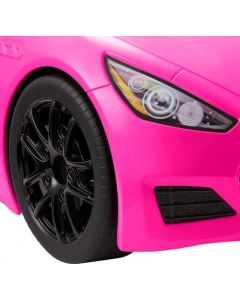 Barbie Set de Juego Coche Convertible con Detalles realistas, matrícula y Adorno para niñas de 3 años en adelante