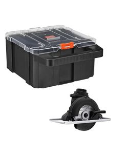 BLACK+DECKER MATRIX - Accesorio para sierra circular, 3-3/38 pulgadas, para cortes limpios, incluye estuche de almacenamiento (BDCMTTSSTFF)