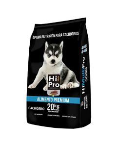 HI MULTI PRO Alimento Premium Cachorro 20 Kilos, 100% Balance Nutricional. con probióticos, Calcio y Proteínas de Alto Valor biológico