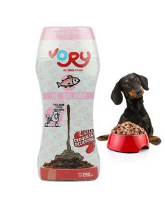 Vory de Salmon Delicioso aderezo para Las croquetas de tu Perro, complemento alimenticio, utilízalo también como Premio, le ayudara a Mejorar su digestión, Las vitaminas y probioticos Que Necesita