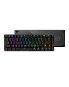 Asus Teclado Mécánico ROG Falchion NX, 65%, inalámbrico 68 teclas, iluminación Aura Sync, panel táctil, funda para teclado, interruptores ROG NX y hasta 450 horas de duración de la batería